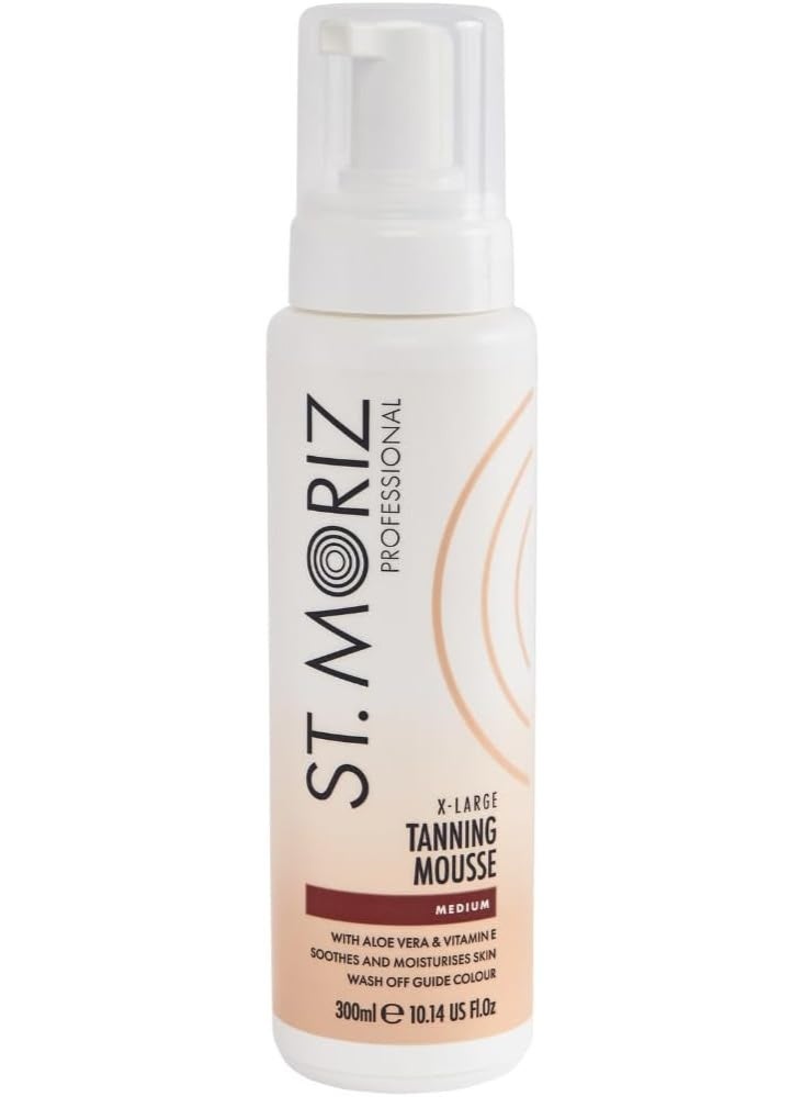 St. Moriz Professional X-Large Medium Tanning Mousse With Aloe Vera & Vitamin E 300 ML - Image 1